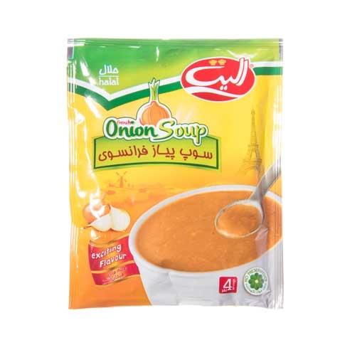 سوپ نیمه آماده پیاز فرانسوی الیت مقدار 65 گرم Elitre Fresh Onion Soup 65 gr